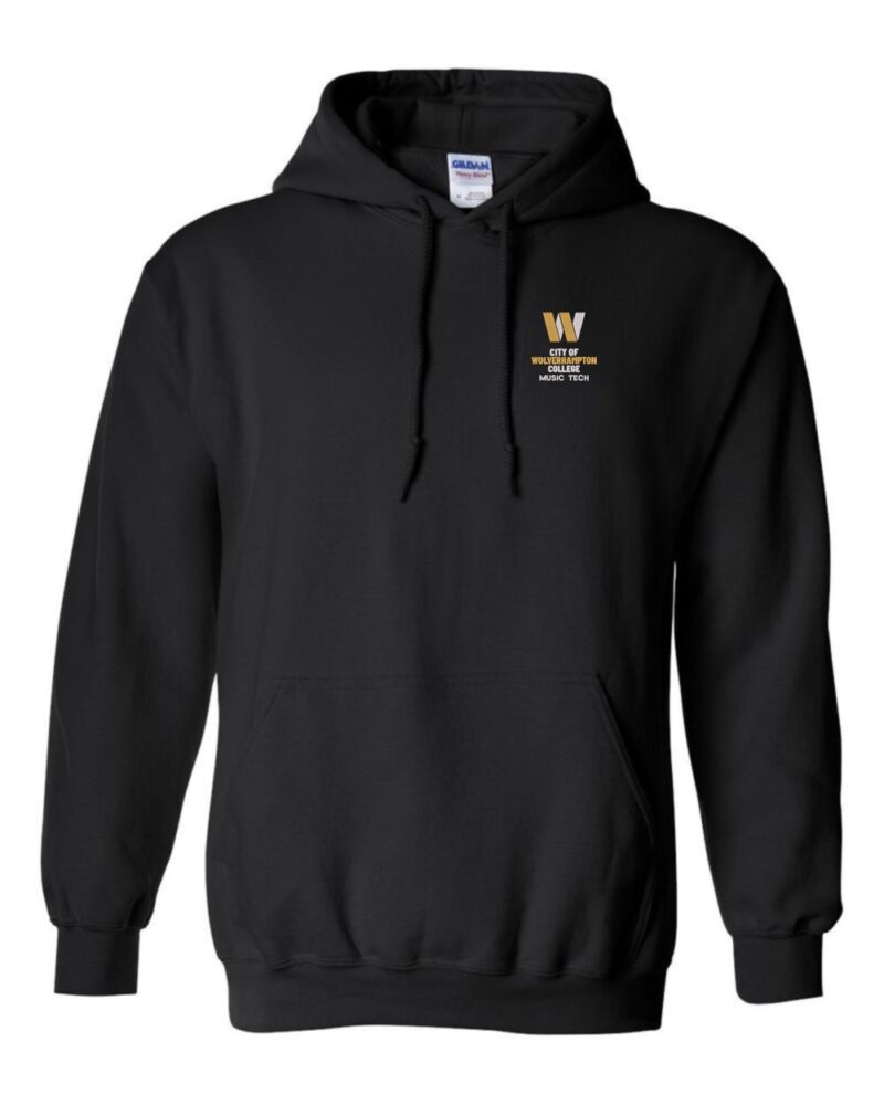 WolvColl 18500 Music Tech Black Hoodie