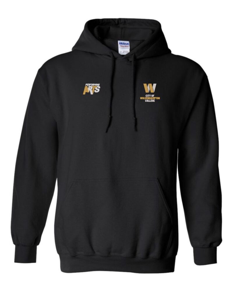 18500 Gildan Adult Hoody Black C/W Performing Arts