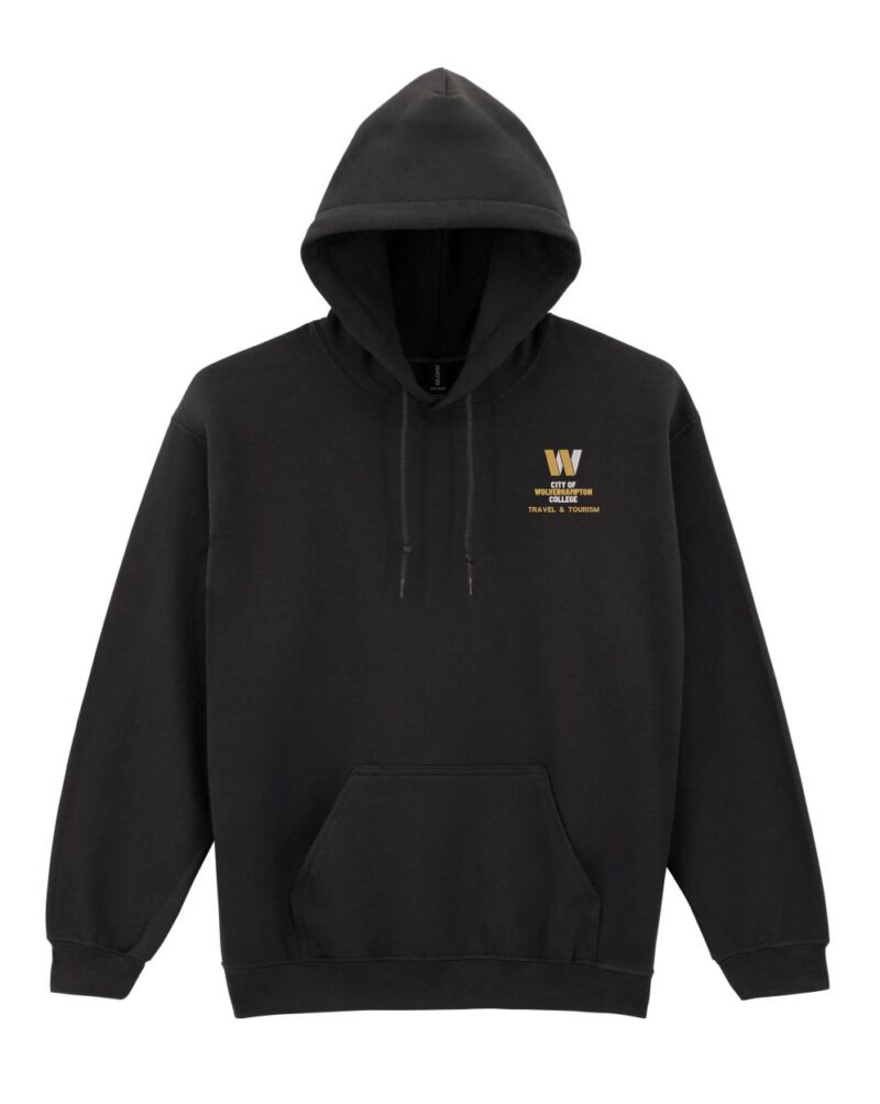 WolvColl Black Hoodie Sweatshirt Travel (18500)