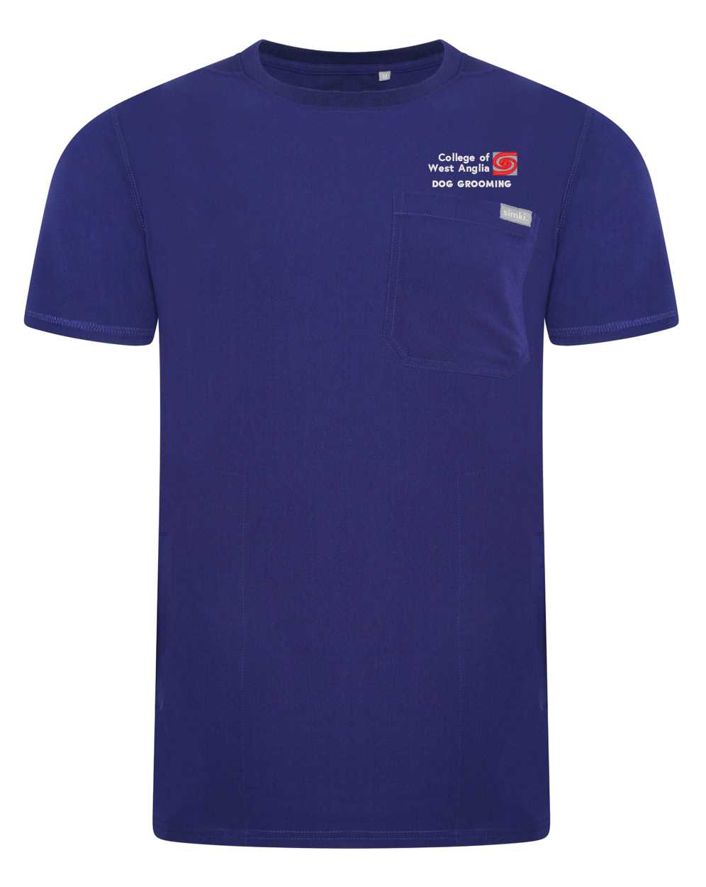 CWA Miles Scrub Top Dog Grooming Navy