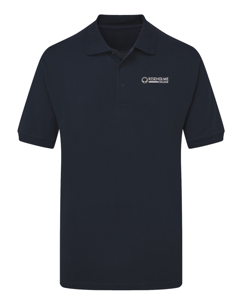 UCC004 Navy Polo Shirt C/W Riseholme Logo