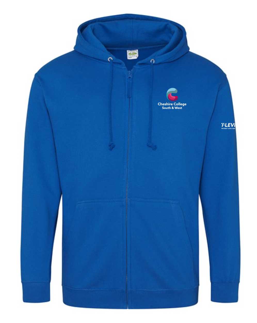JH050 Zip Hoodie Royal C/W CCSW + TLEV