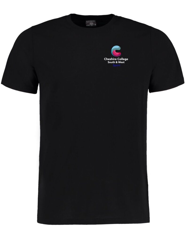 KK504 NON WICKING T-shirt Black C/W CCSW Sport