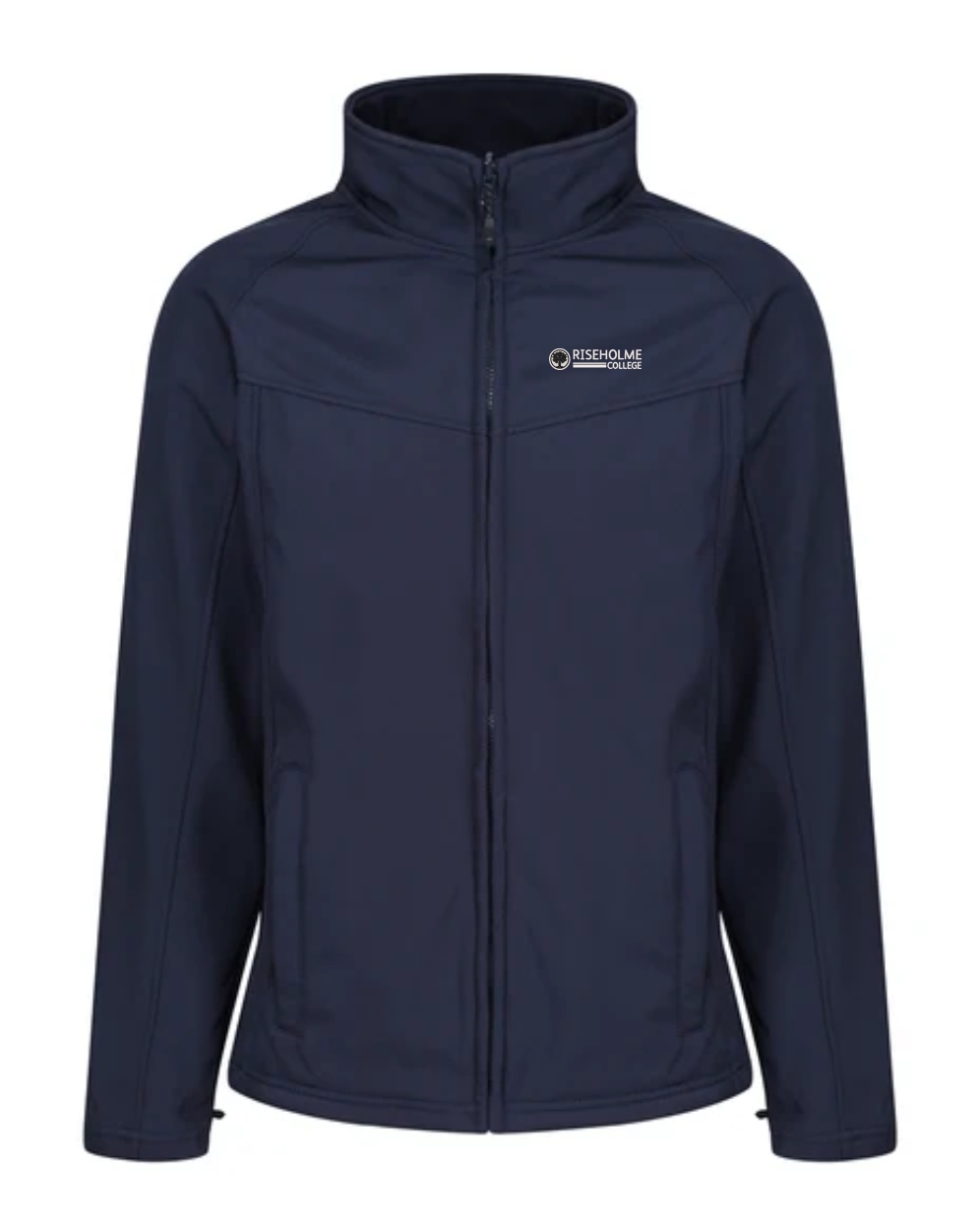 TRA642 Navy Softshell Jacket C/W Riseholme Logo