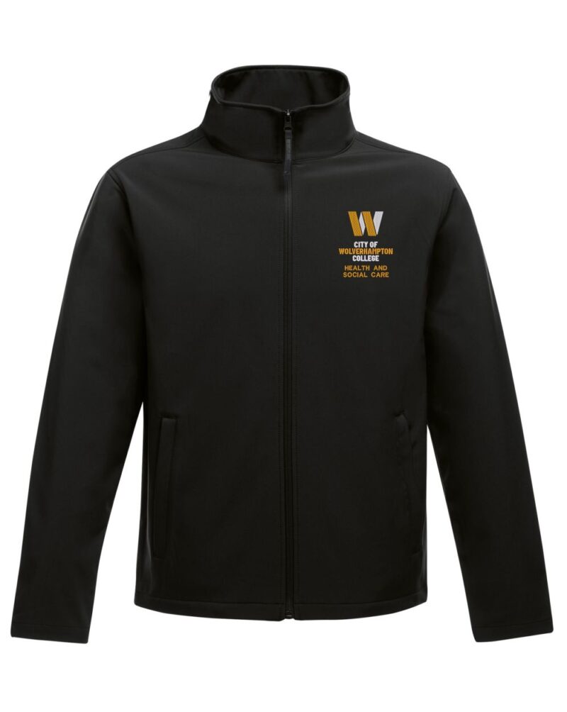 WolvColl Tra628 Mens H&S  Softshell Black