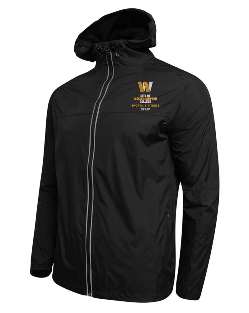 Wolv Sports Staff DU002 Dual Full Zip Jacket Black