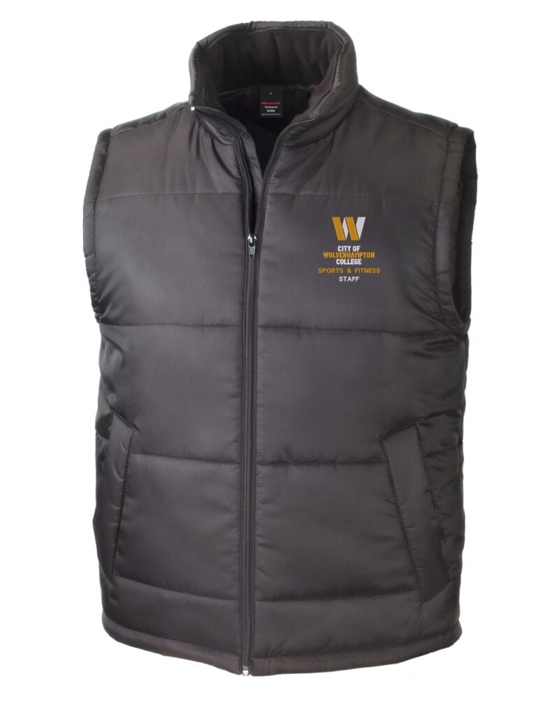 WolvColl Sports Staff R208X Bodywarmer Black
