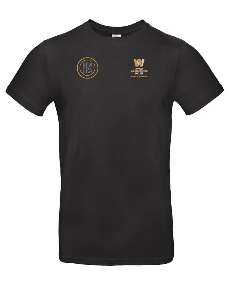E190 T-Shirt Black C/W Wolv Hair Staff