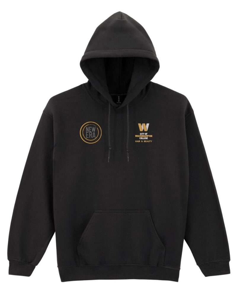 18500 Hoodie Black C/W Wolv Hair Staff