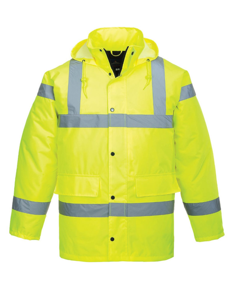 Standard High Visibility Yellow Traffic Jacket - LA Clothing Solutions