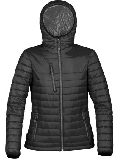 Stormtech Women's Gravity Thermal Jacket Black and Charcoal
