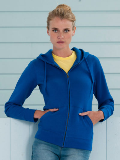 Russell Ladies Authentic Zipped Hoodie