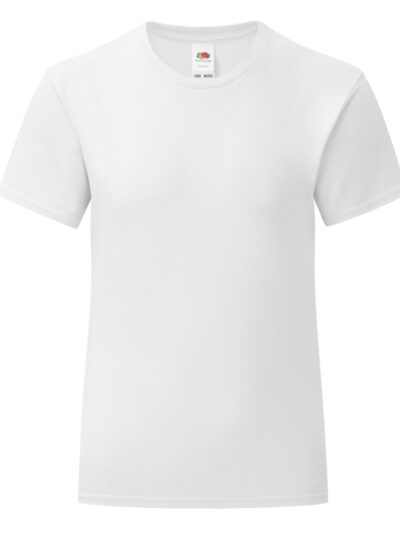 Fruit Of The Loom Girl's Iconic 150 Tee White