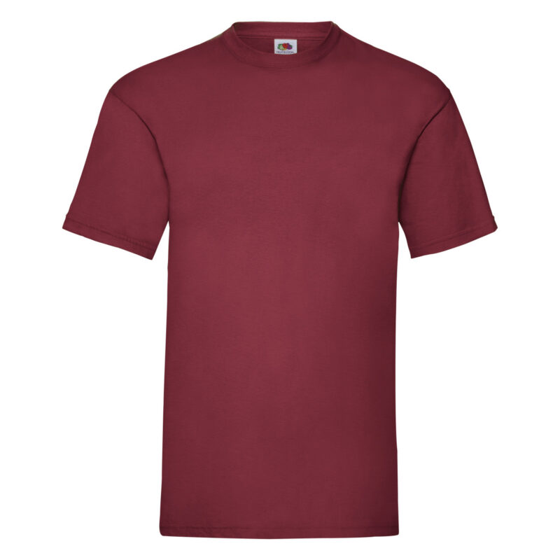 Fruit Of The Loom Men's Valueweight T-Shirt Brick Red