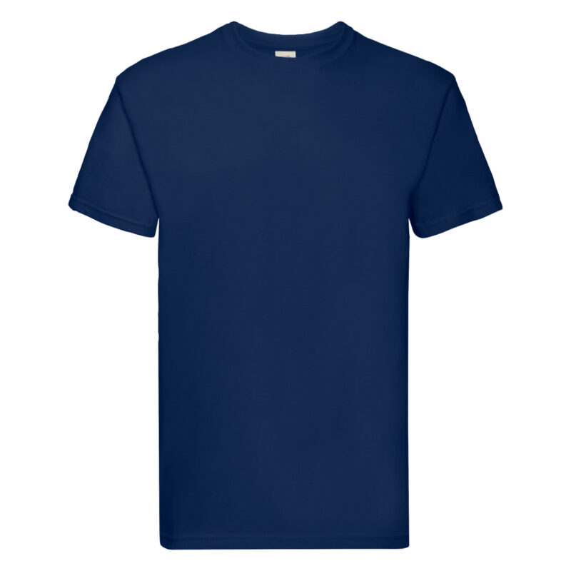 Fruit Of The Loom Men's Super Premium T-Shirt Navy Blue
