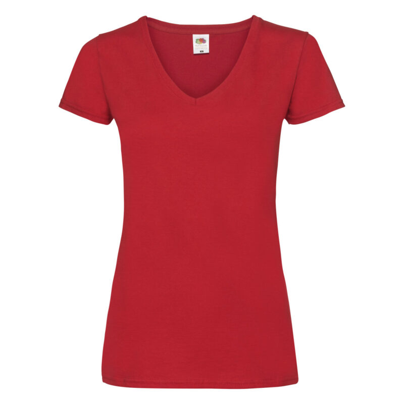 Fruit Of The Loom Ladies' Valueweight V-Neck T-Shirt (61398)