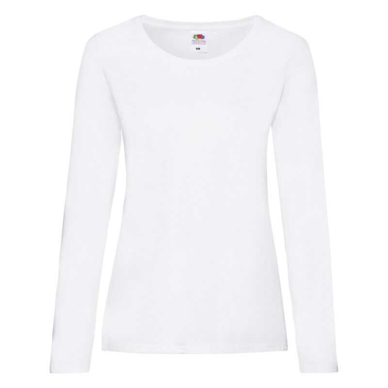 Fruit Of The Loom Ladies' Valueweight Long Sleeve T-Shirt (61404)