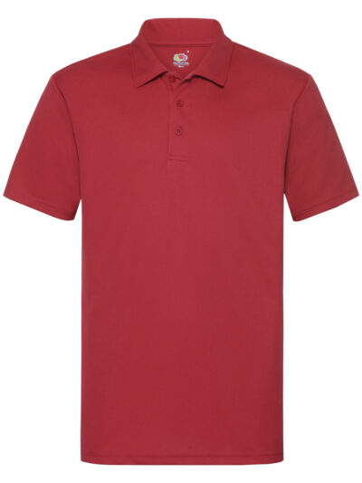 Fruit Of The Loom Men's Performance Polo Red