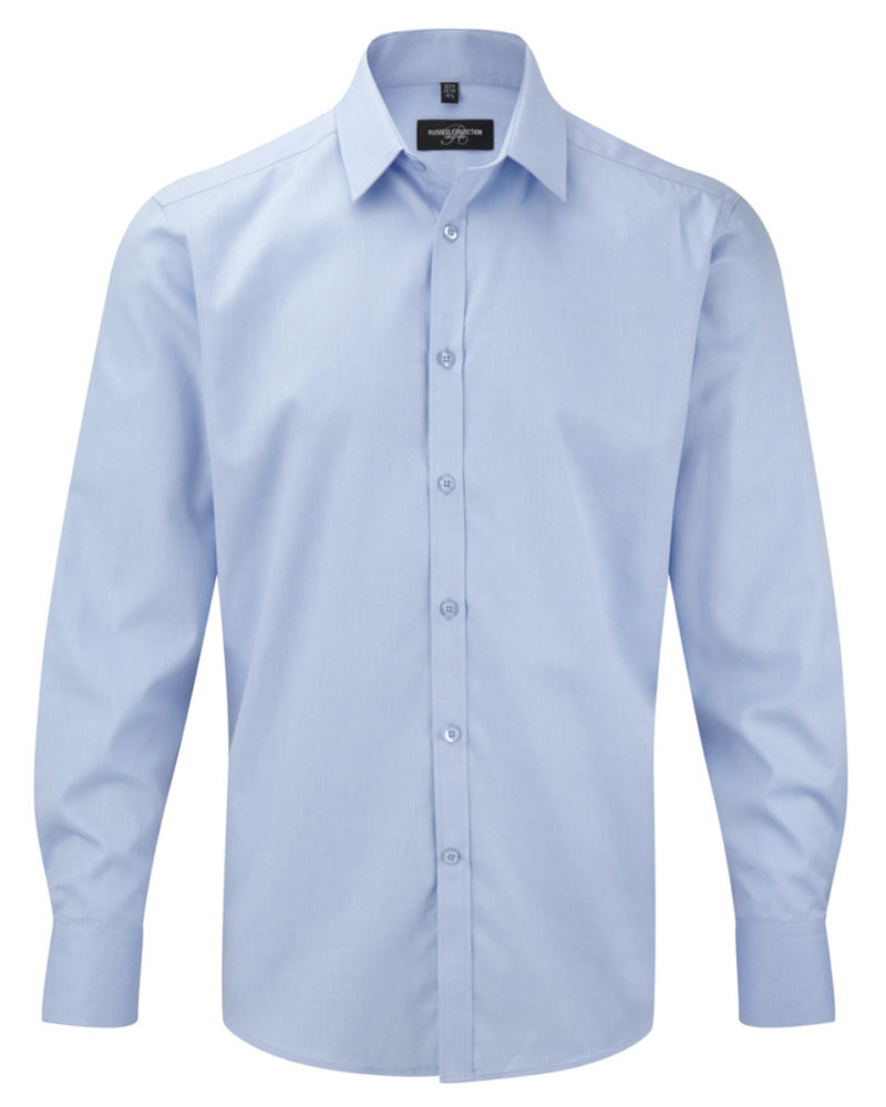 Russell Collection Mens H'Bone Shirt