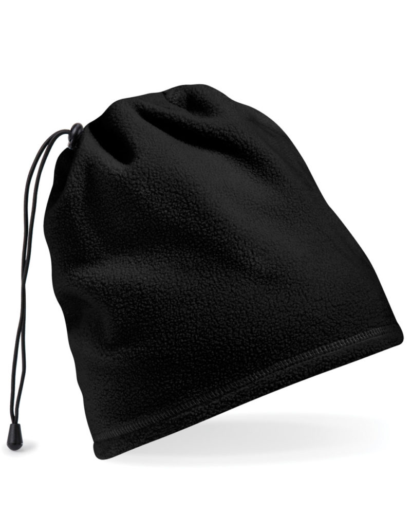 Beechfield Suprafleece® Snood/Hat Combo Black