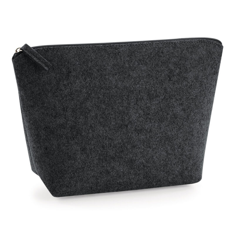 Bagbase Felt Accessory Bag Charcoal Melange