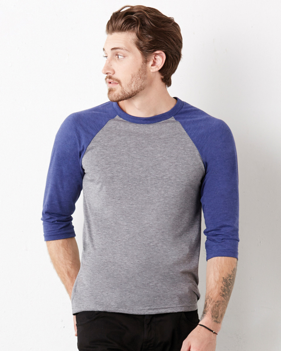 Canvas Baseball T-Shirt (CA3200) - LA Clothing Solutions