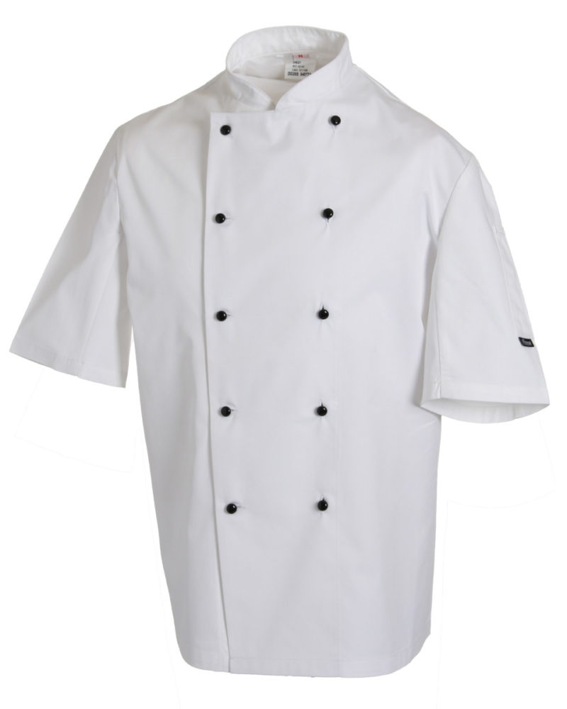 Lightweight Short Sleeve Chefs Jacket