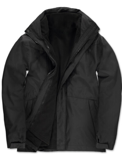 B&C Men's Corporate 3-in-1 Jacket Black