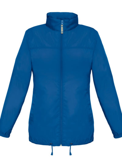 B&C Women's Sirocco Windbreaker Jacket Royal Blue