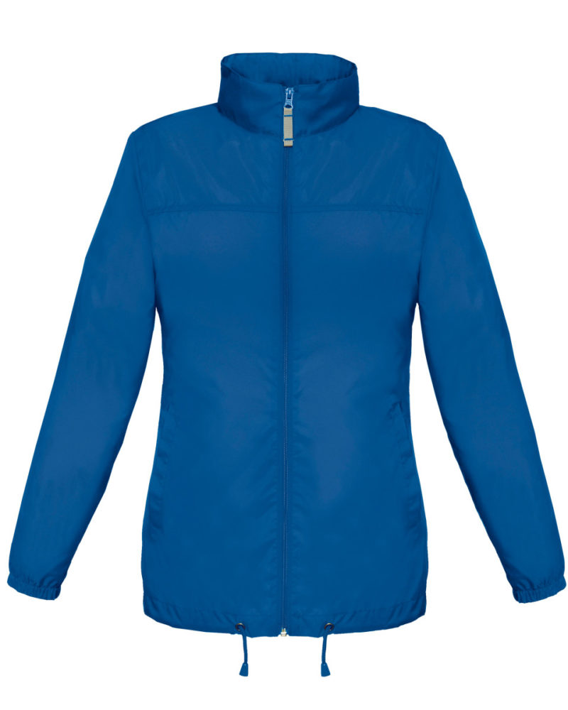 B&C Women's Sirocco Windbreaker Jacket Royal Blue