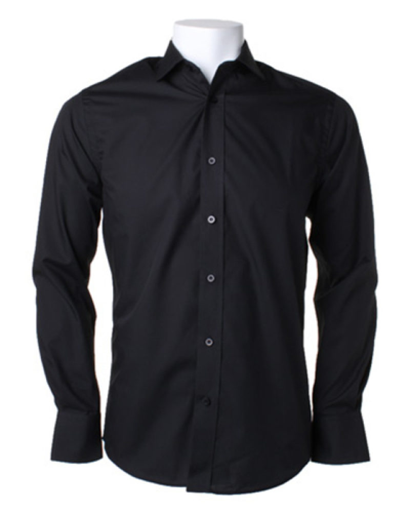 Men's Tailored Fit Long Sleeved Business Shirt