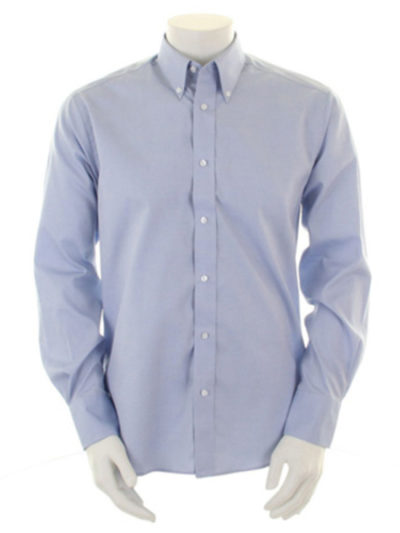 Men's Long Sleeve Tailored Fit Premium Oxford Shirt