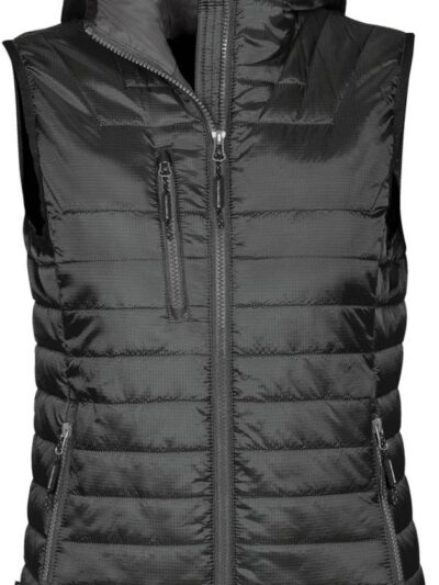 Stormtech Women's Gravity Thermal Bodywarmer Black and Charcoal
