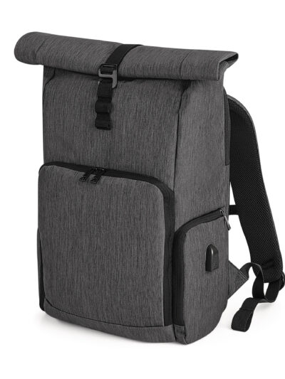 Quadra Q-Tech Charge Roll-Up Backpack Granite Marl