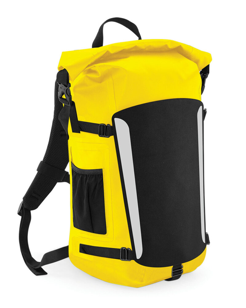 Quadra SLX® 25 Litre Waterproof Backpack Yellow and Black