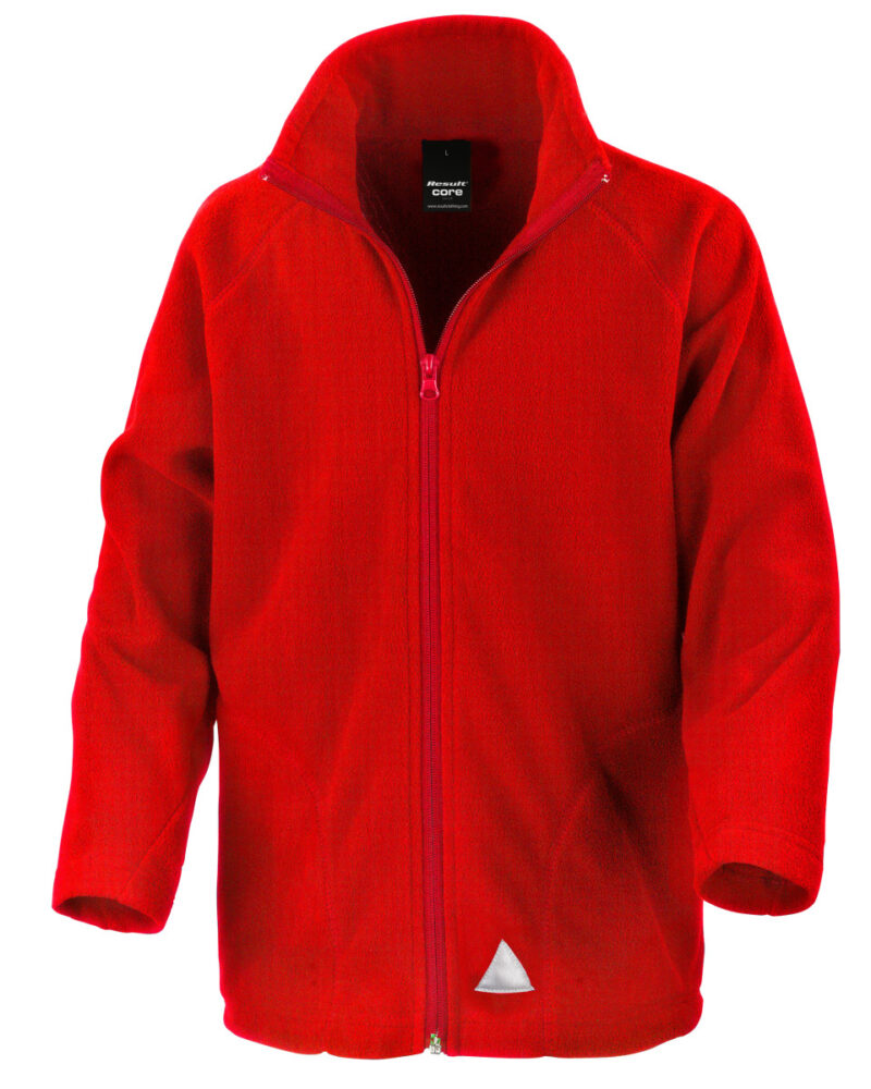 Result Core Junior Microfleece Jacket Red