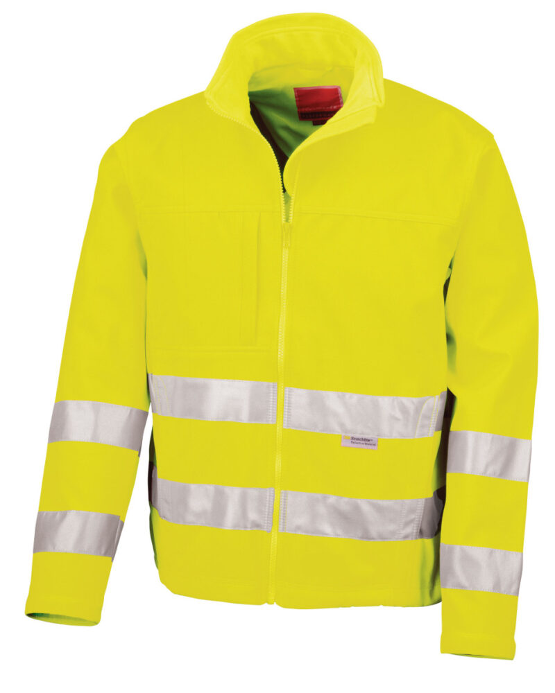 Result Safeguard Hi-vis Tech Soft Shell Jacket Hi-Vis Yellow