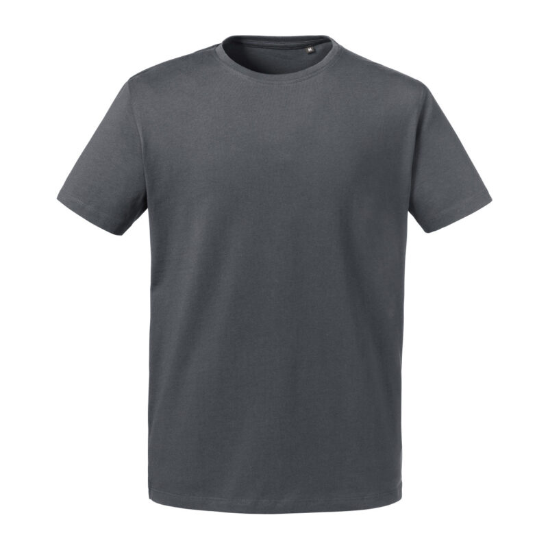 Russell Pure Organic Men's Heavy Tee Convoy Grey