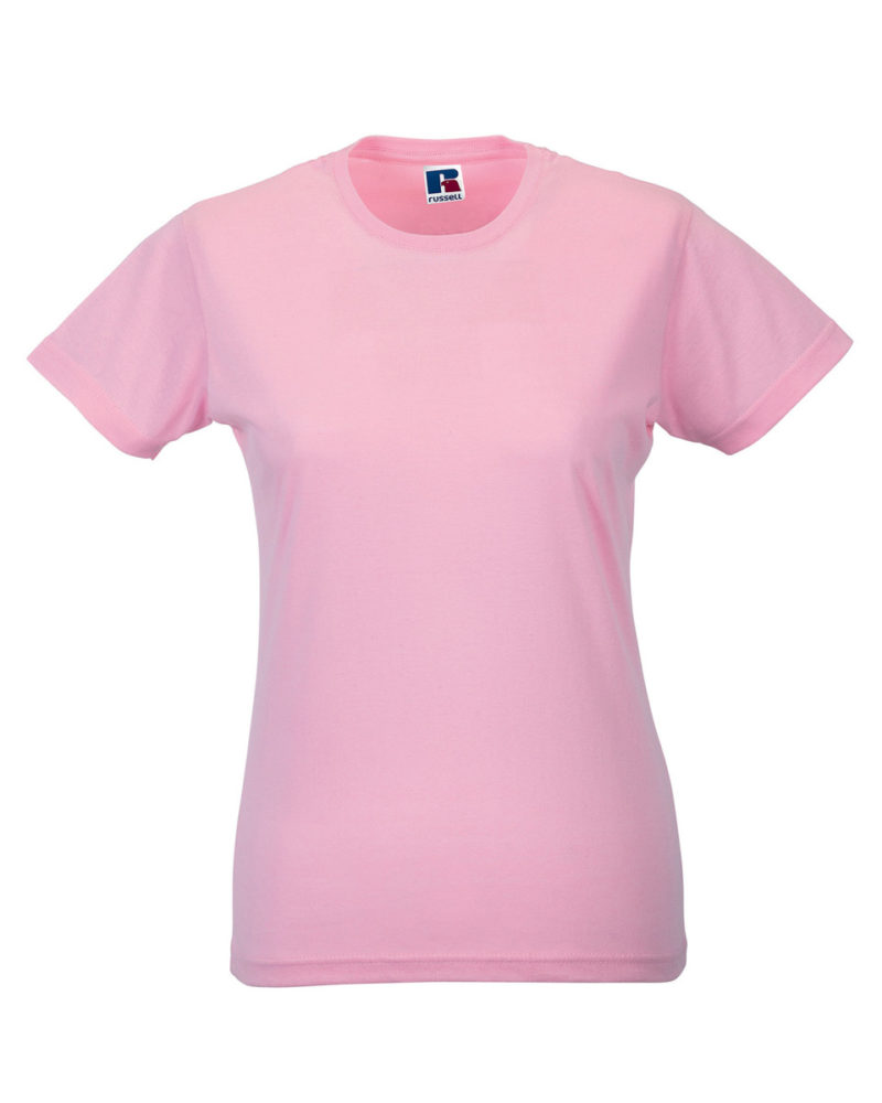 Russell Ladies' Slim T-Shirt Candy Pink
