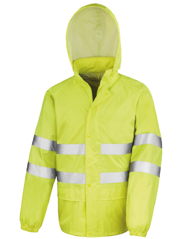 Result Safeguard Hi-Vis Waterproof Suit Fluro Yellow