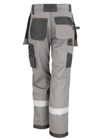 WORK-GUARD by Result X-Over Heavy Trouser Grey and Black