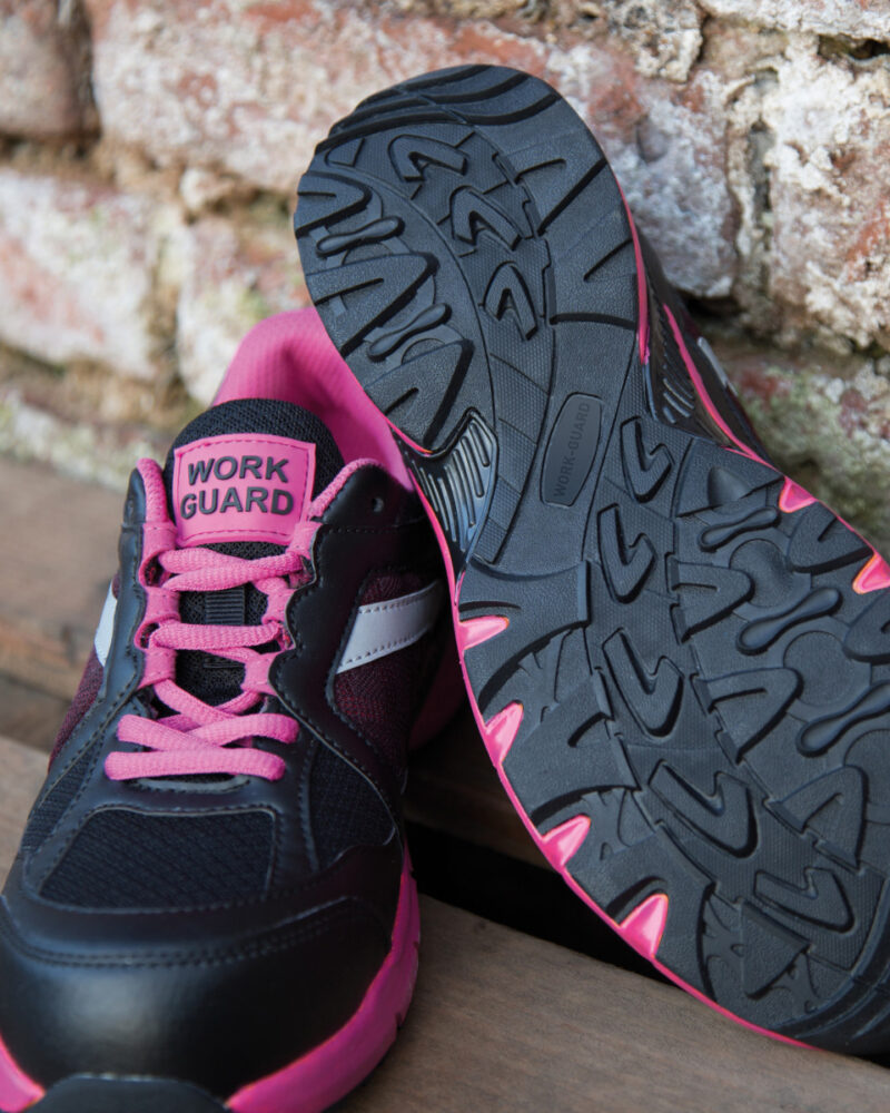 WORK-GUARD by Result Women's Safety Trainer Pink and Black