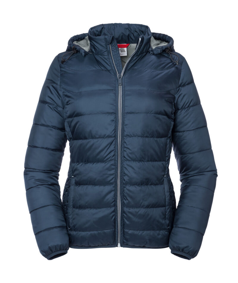 Russell Ladies' Hooded Nano Jacket French Navy