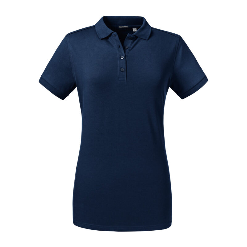 Russell Ladies' Tailored Stretch Polo French Navy