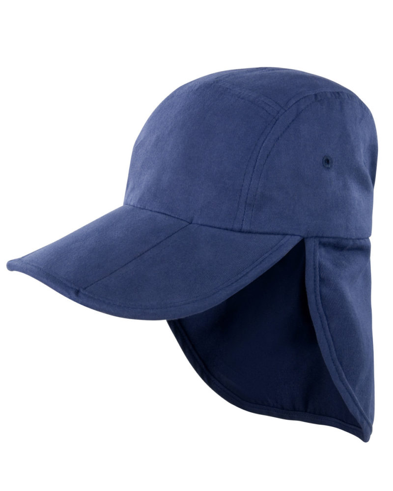 Result Headwear Fold Up Legionnaire Hat Navy Blue