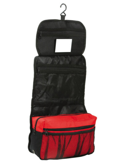 Shugon Bristol Folding Travel Toiletry Bag Red and Black