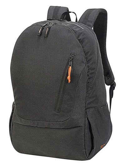 Shugon Cologne Absolute Laptop Backpack Black and Orange