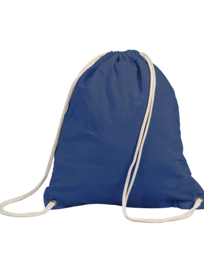 Shugon Stafford Cotton Drawstring Bag Navy Blue