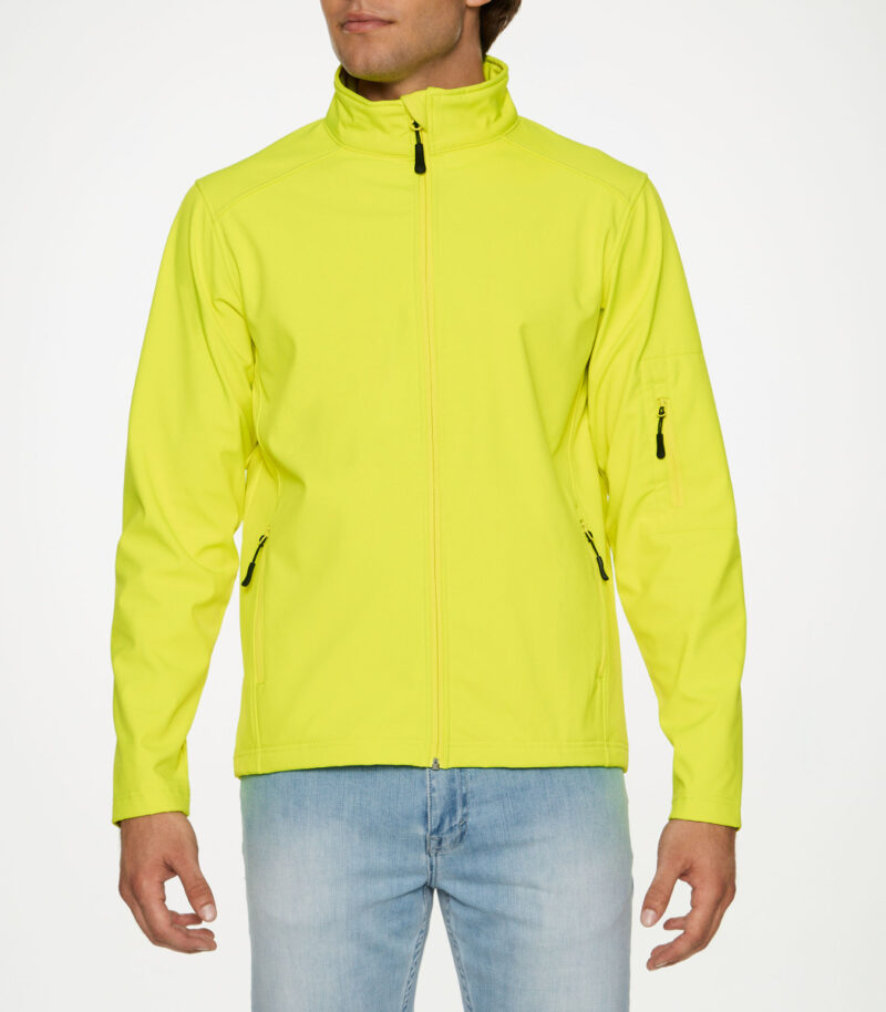 Gildan Hammer Unisex Softshell Jacket Safety Green