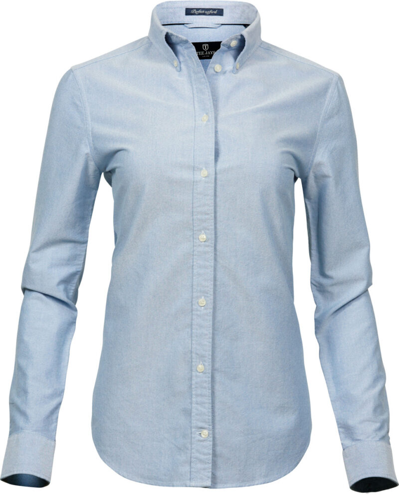 Tee Jays Ladies' Perfect Oxford Shirt Light Blue